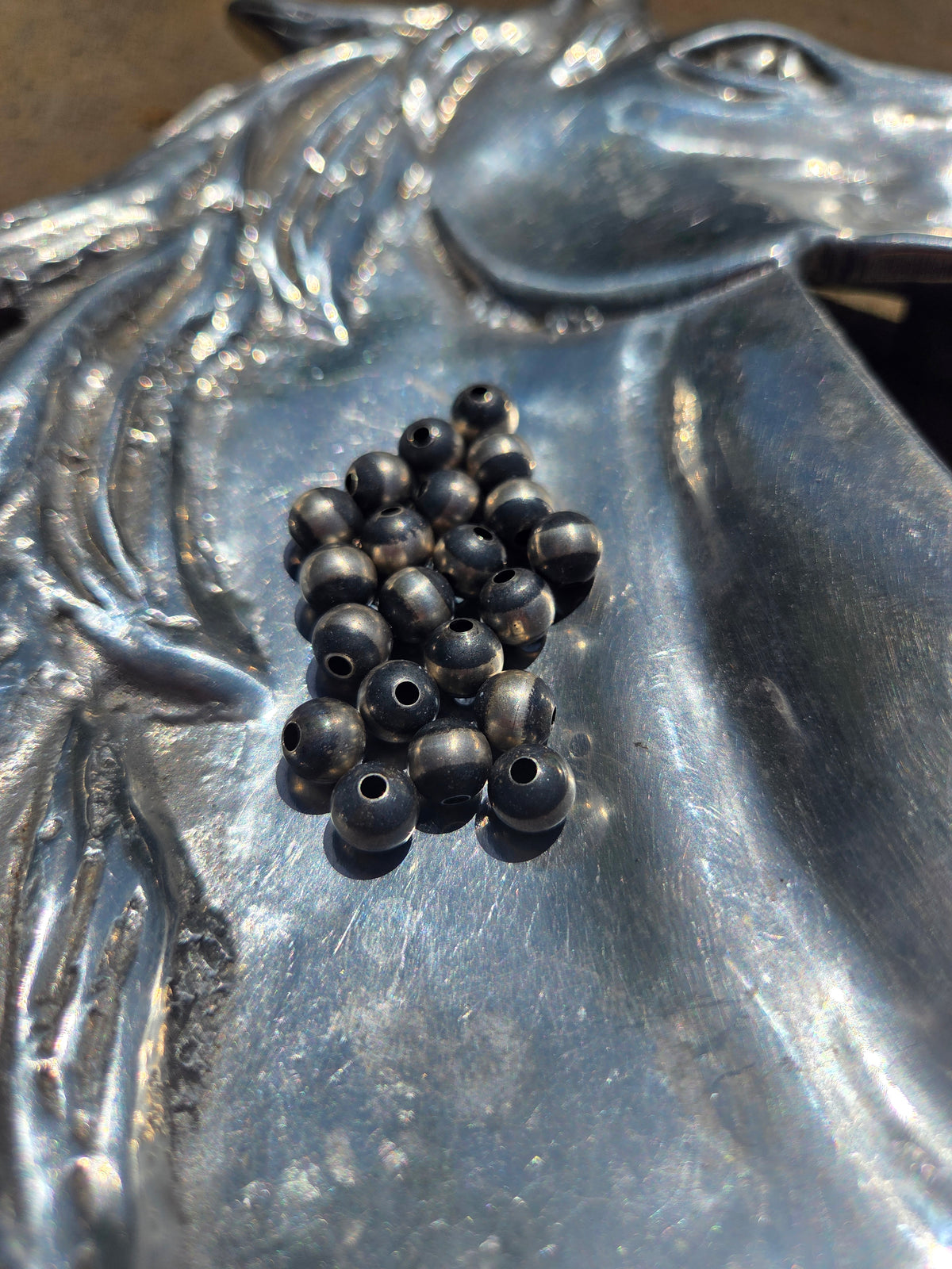 7mm Round Sterling Silver Beads