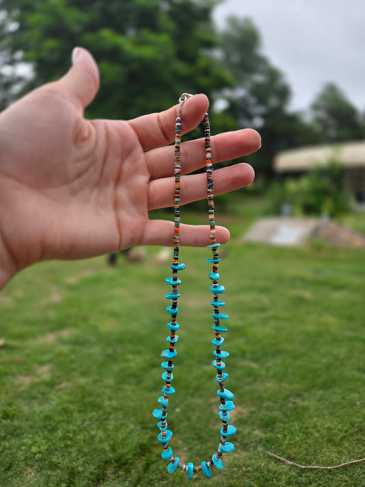 Sleeping Beauty turquoise necklace