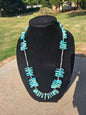 28" Turquoise statement necklaces