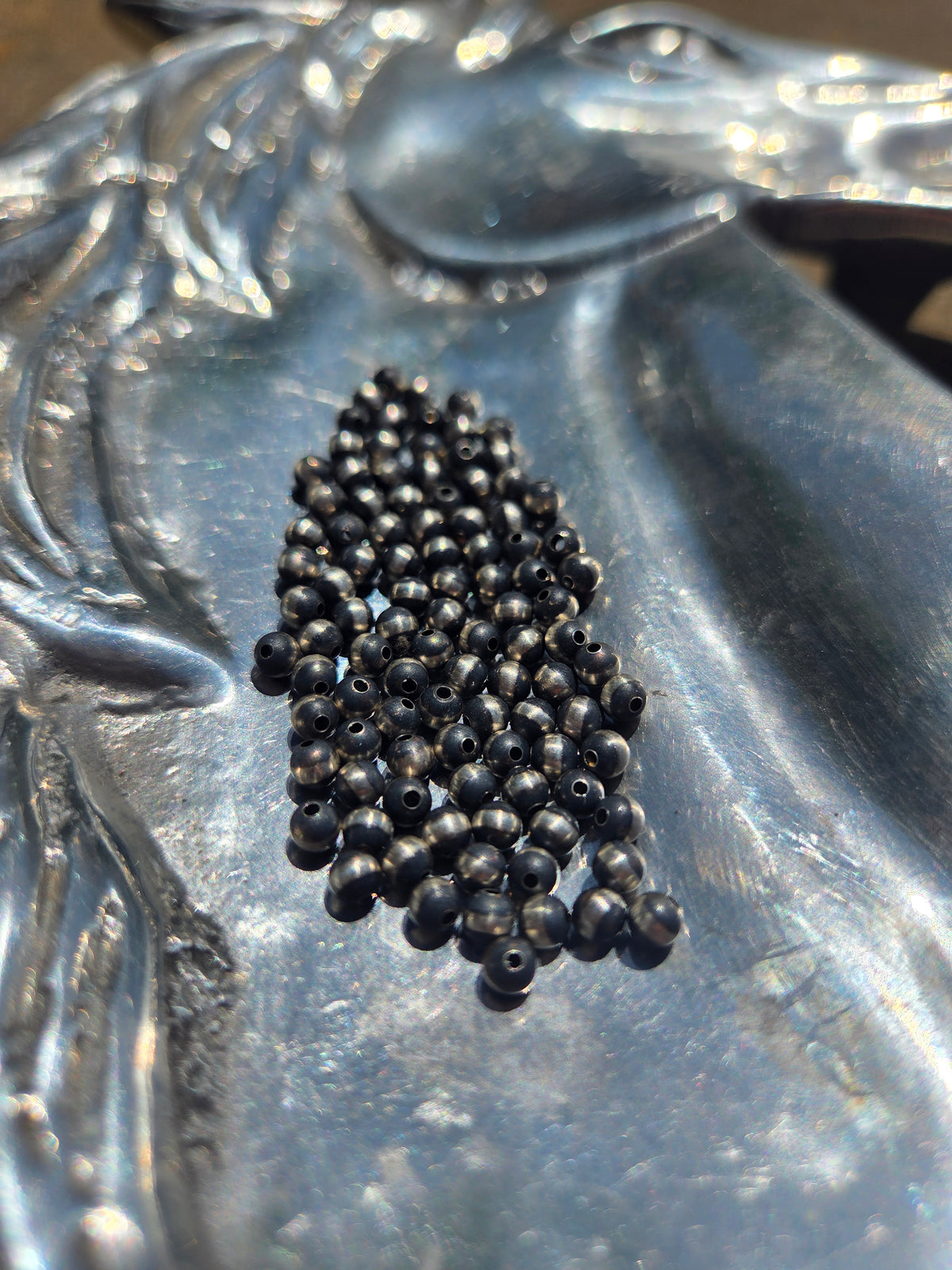 4mm Round Sterling Silver Beads
