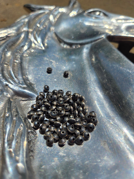 7.9mm Sterling Silver Saucer Beads