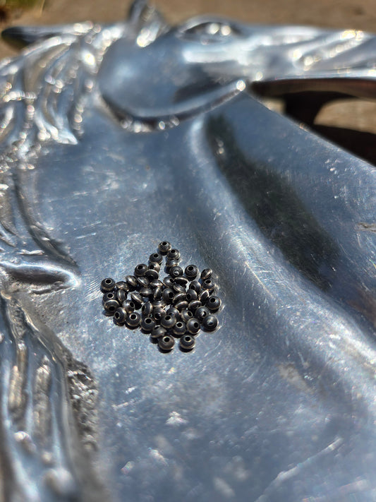 3.3mm Sterling Silver Saucer Beads