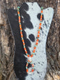 Spiny Oyster "Throw me a loop" necklace