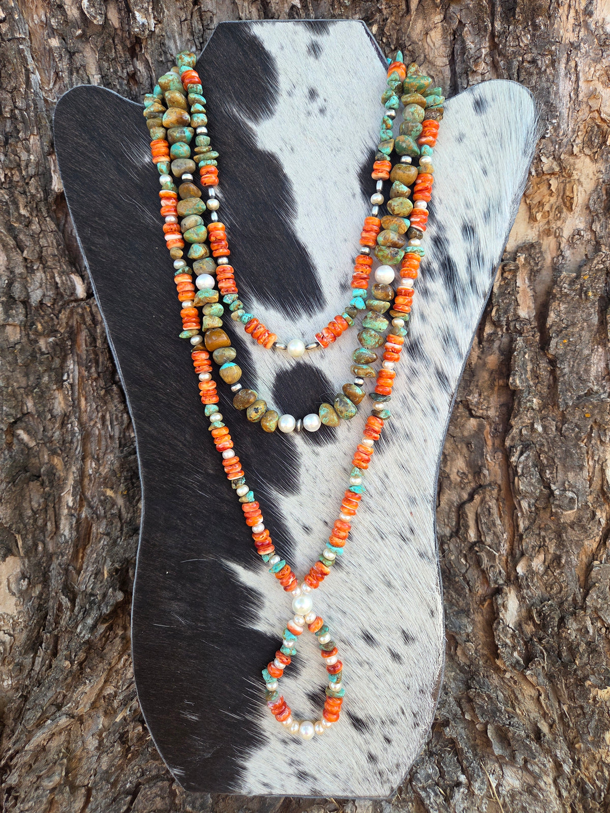 Spiny Oyster "Throw me a loop" necklace